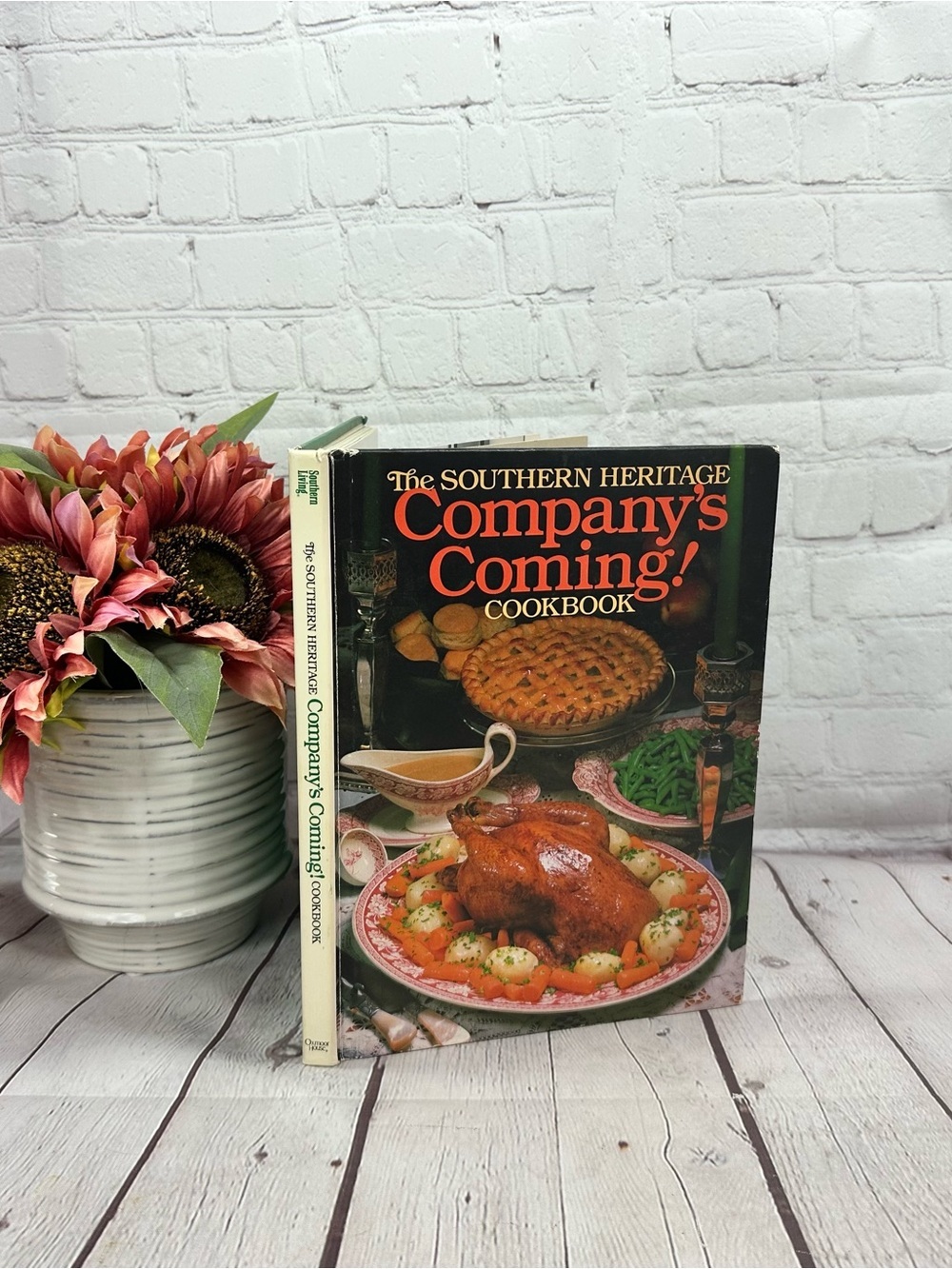 vtg 1983 Southern Living Company's Coming! Cookbook hardcover comfort food retro